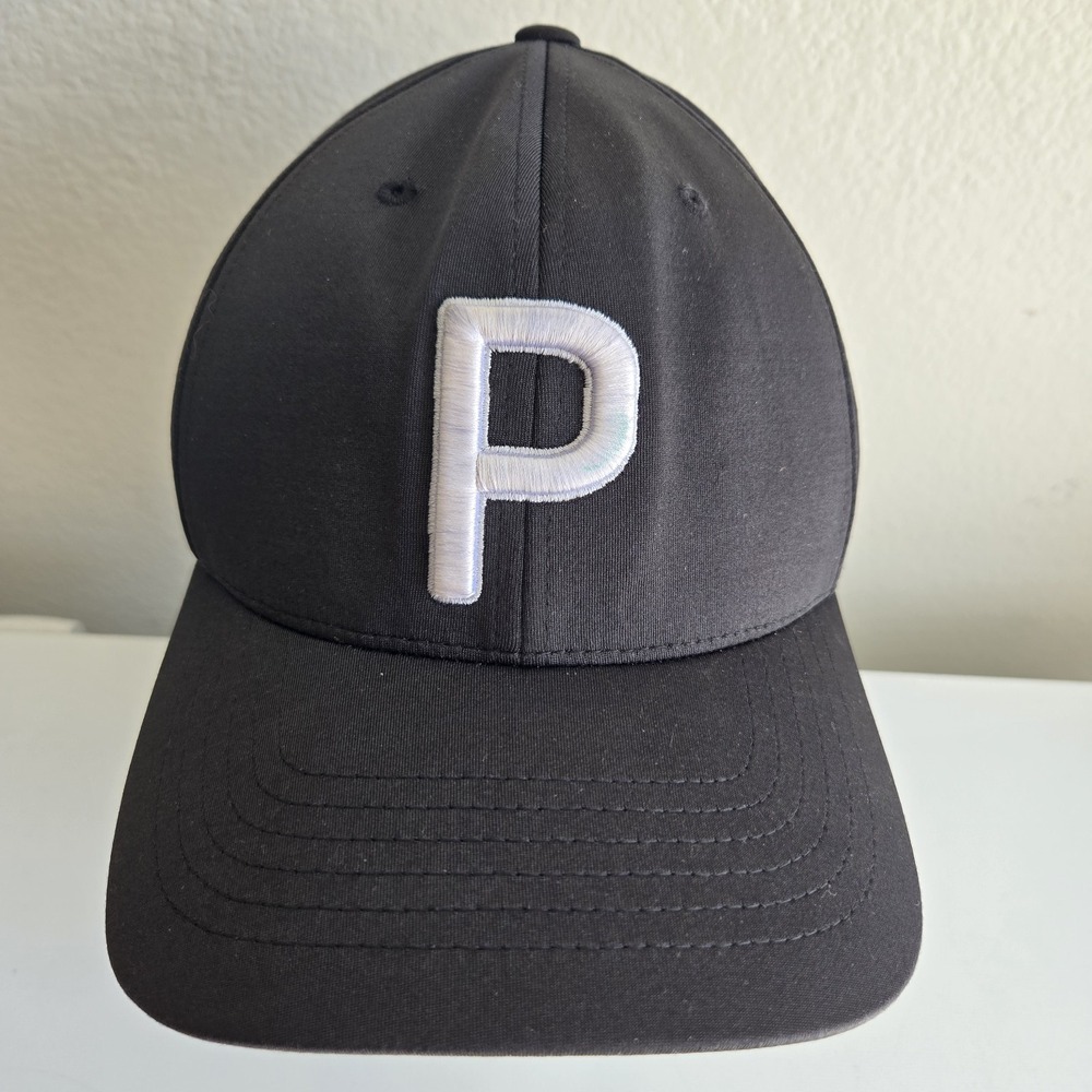 Puma Tour Exclusive Wells Fargo Championship Black Golf Hat Cap Snapback P Logo